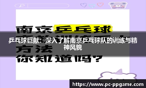 乒乓球巨献：深入了解南京乒乓球队的训练与精神风貌